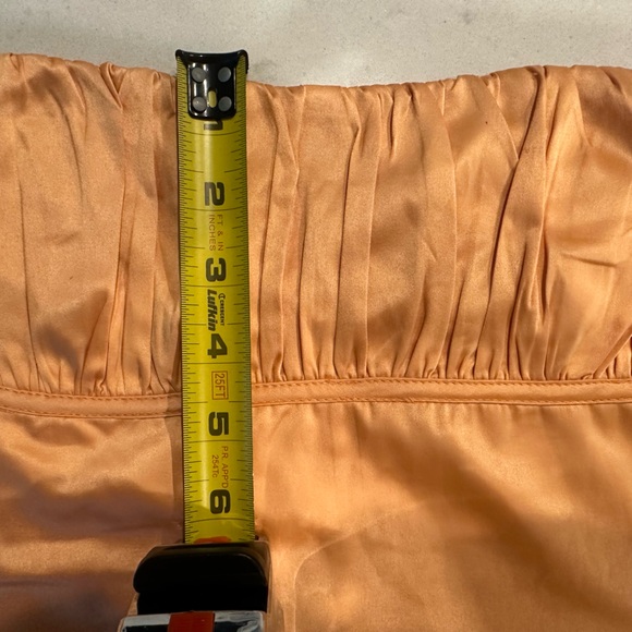 NWT Hello Molly Peach Satin Maxi Dress - Picture 10 of 10